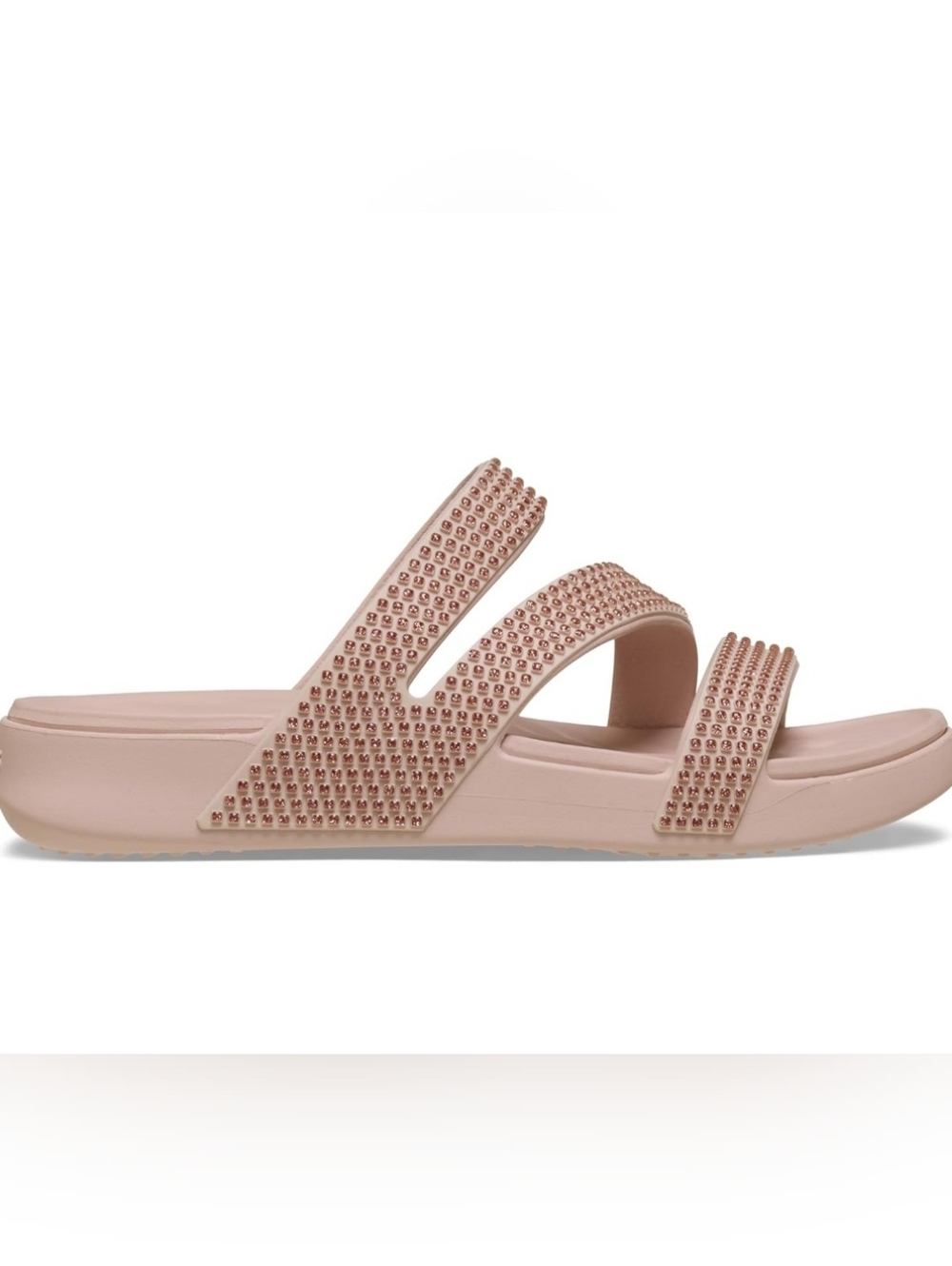 Crocs Women's Blush Pink Getaway Strappy Sandals - Picture 2 of 7